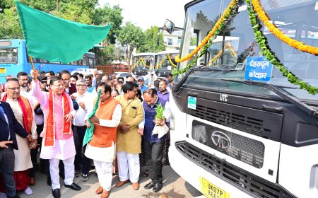 उत्तराखण्ड परिहवन निगम के बेड़े में शामिल हुई 130 नई बसें 