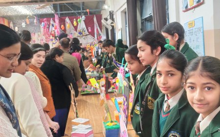 माउंट कार्मल क्रिश्चियन एकेडमीः यूरेका में मॉडल के माध्यम से मेधा का प्रदर्शन