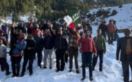 यूकेडी की संस्कृति बचाओ यात्रा का सीमांत क्षेत्र मलारी में हुआ समापन