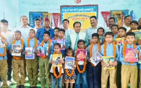 ‘स्कूल चलो अभियान’ के तहत प्रत्येक विद्यालय मनाया गया ‘प्रवेशोत्सव’