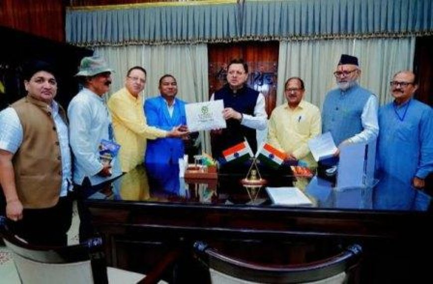 उत्तराखंड: प्रवासी बंधुओं को "मेरी गणना मेरे गाँव" अभियान से जोड़ने हेतु मुख्यमंत्री से प्रतिनिधिमंडल की वार्ता