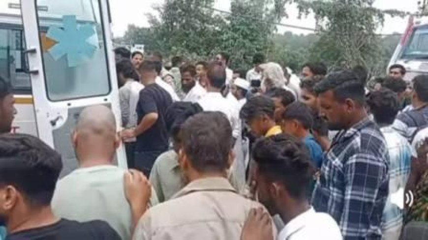 सहसपुरः सड़क दुर्घटना में बाइक सवार की मौत, दो घायल
