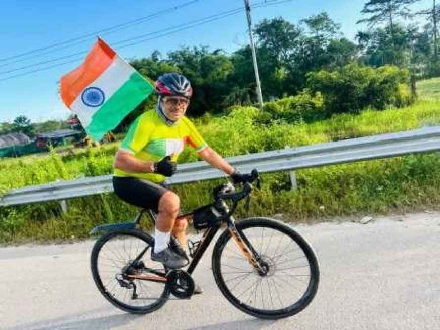 साईकिलिस्ट सोहन रावत महानिदेशक की प्रशस्ति डिस्क एवं पत्र से सम्मानित