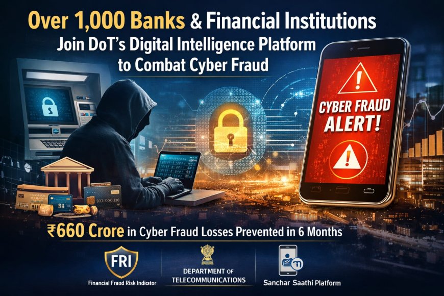 डीआईपी–एफआरआई से 6 महीनों में ₹660 करोड़ की साइबर धोखाधड़ी रोकी गई