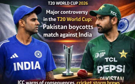 T20 वर्ल्ड कप में बड़ा विवाद: पाकिस्तान ने भारत मैच का किया बहिष्कार