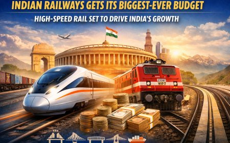 रेलवे को मिला अब तक का सबसे बड़ा बजट, हाई-स्पीड भारत की रफ्तार तय