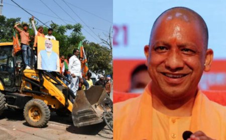 यूपी विधानसभा में ‘बुलडोजर’ पर बवाल सपा का हमला – “जाति-मजहब देखकर चलता है बाबा का बुलडोजर”