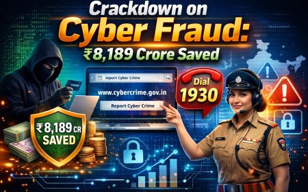 साइबर धोखाधड़ी पर सख्ती: 8,189 करोड़ रुपये की राशि बचाई गई