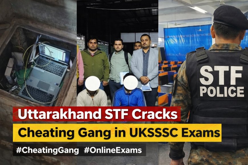 UKSSSC परीक्षा में हाई-टेक नकल गिरोह का खुलासा, देहरादून से मास्टरमाइंड गिरफ्तार