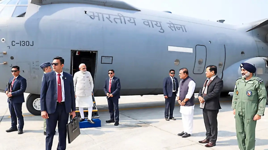 प्रधानमंत्री नरेंद्र मोदी ने असम में की पहली इमरजेंसी लैंडिंग फैसिलिटी की शुरुआत