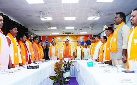 भाजपा मुख्यालय में गढ़वाल मंडल की अहम बैठक, टिहरी लोकसभा की पहली बैठक में सांसद ही रहे नदारद