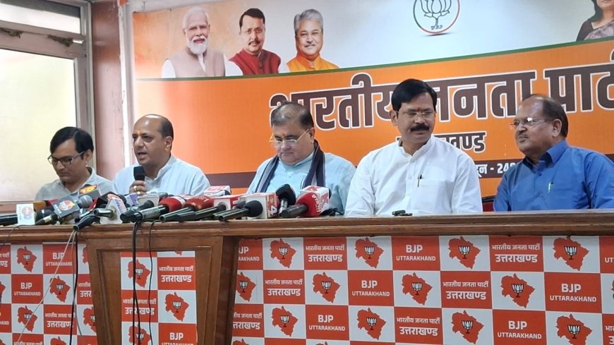 भाजपा प्रदेश अध्यक्ष का कांग्रेस पर हमला, वंदे मातरम समेत कई मुद्दों को लेकर घेरा