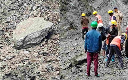 चीरबासा में मलबा-पत्थर गिरने से केदारनाथ पैदल मार्ग बंद, यात्रा रोकी गई