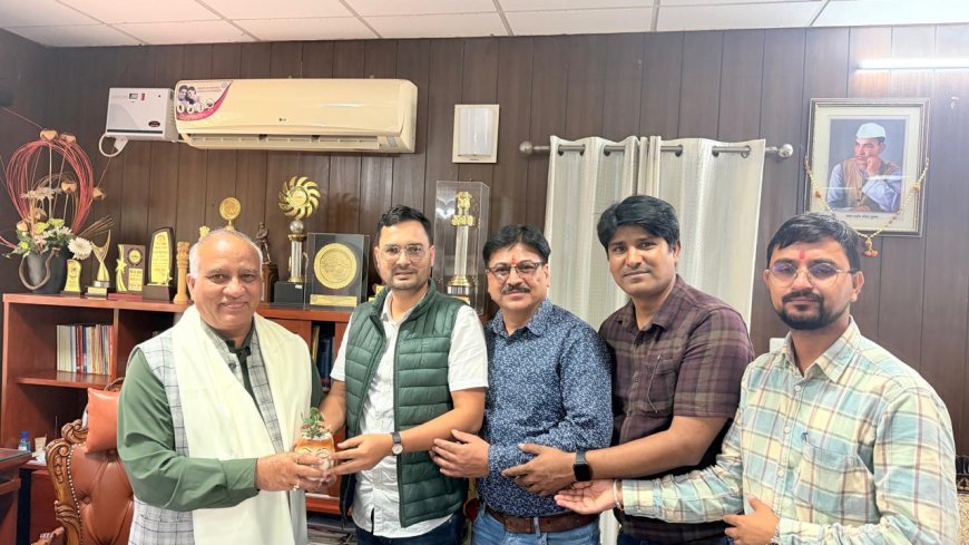 छात्राओं के बेहतर भविष्य और गुणवत्तापूर्ण शिक्षा पर मंथन, MIT निदेशक ने कुलपति से की मुलाकात