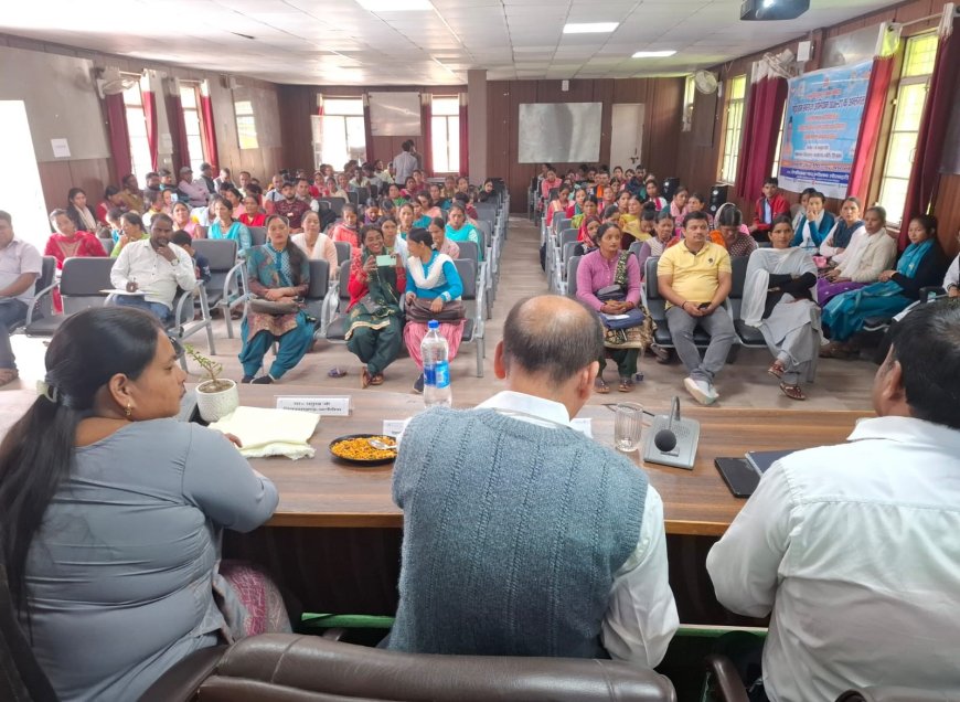 थलीसैंण में पंचायत प्रतिनिधियों को दिया ग्रामीण विकास का मंत्र, आजीविका संवर्धन और पलायन रोकने पर जोर